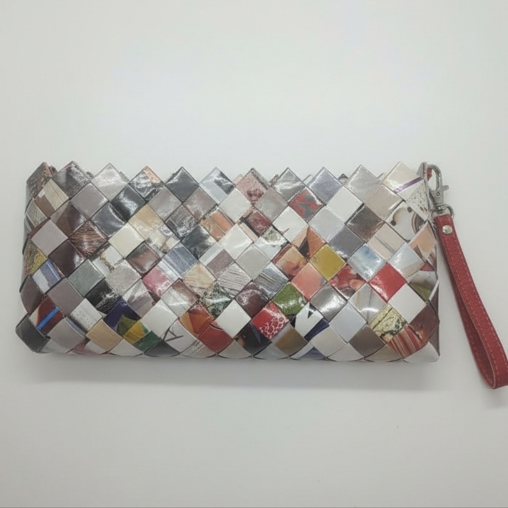 Nahui Ollin Candy Wrapper Clutch